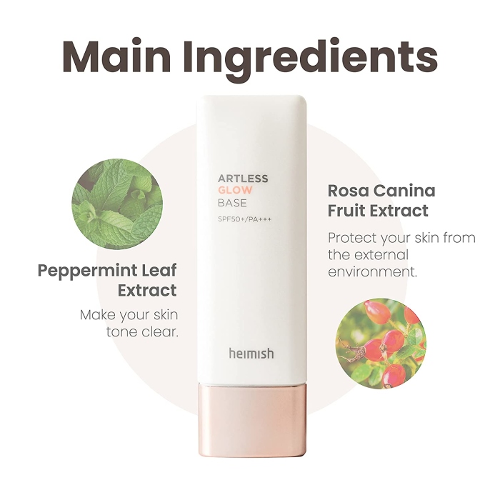Heimish, Artless Glow Base SPF50+ PA+++